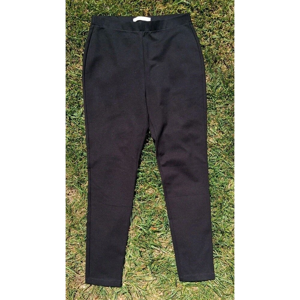 Preston & York Pull On Ponte Pants Classic Stretch Slim Career Office Black S - Picture 7 of 7